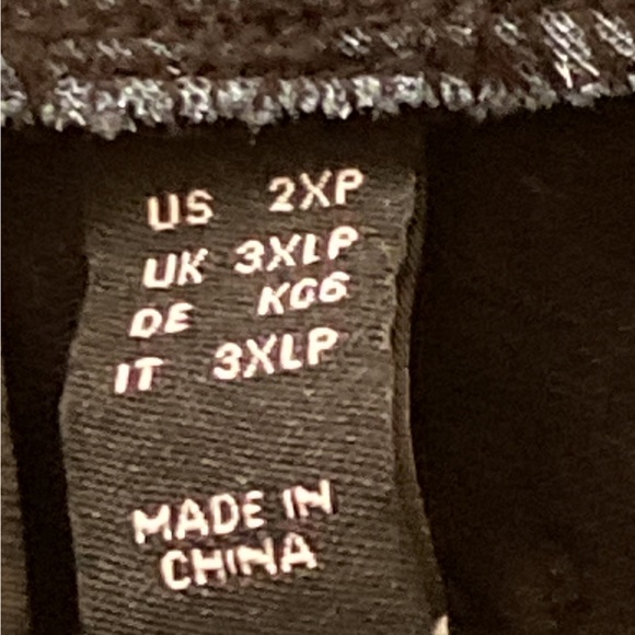 A464125 Women with Control Petite Prime Stretch Denim Leggings with Pockets 2XP - Picture 9 of 12